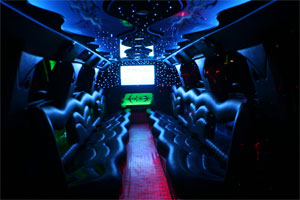 Los Angeles  Cadillac Escalade Limousine Interior