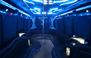limo buses in los angeles, Freightliner party bus