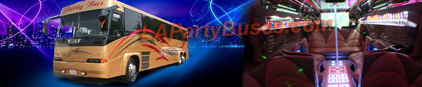 Golden Eagle Party Bus, los angeles party bus fleet